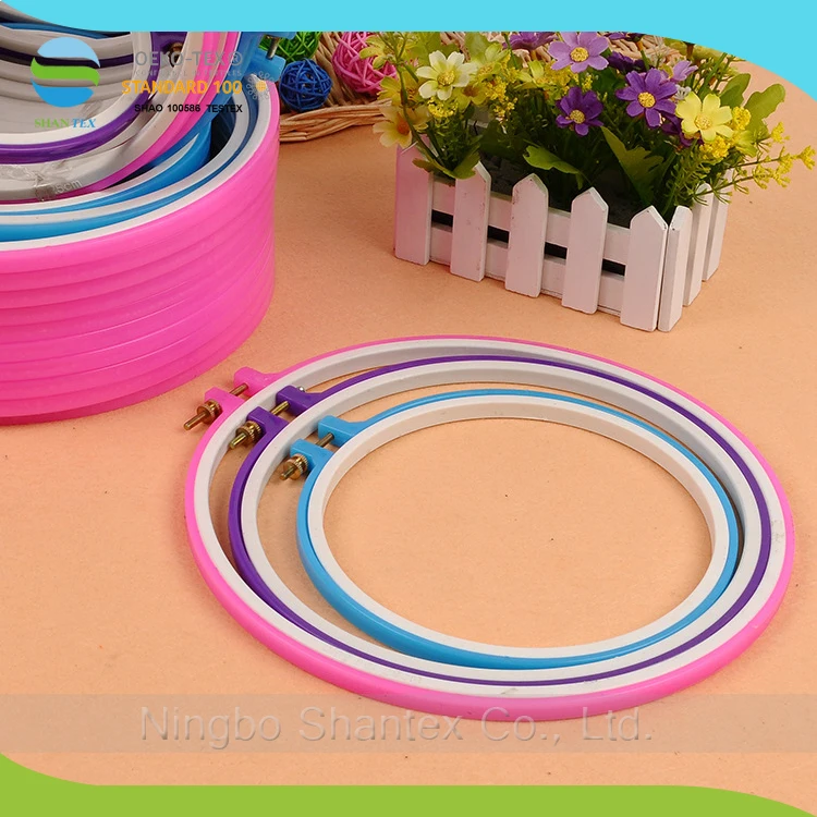 9.5CM Embroidery Plastic Hoops