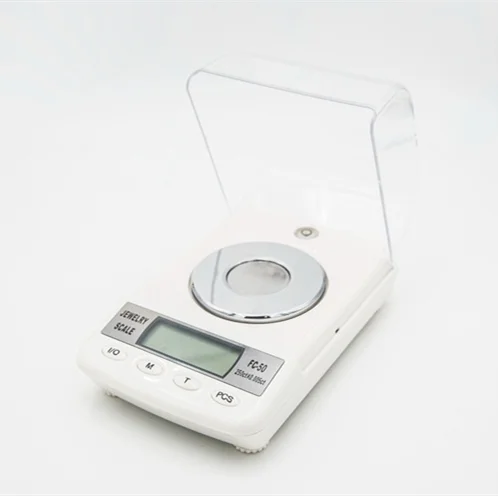 FC50 High Precision bench scale Digital Diamond Gem Carat Scales with Counting Function Jewelry Milligram Scale PT-390