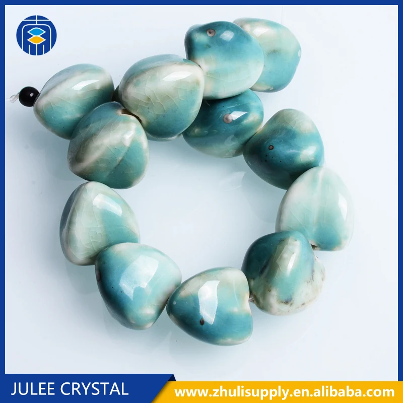 
JuleeCrystal Manufacturer Wholesale Customized Designs Porcelain Beads For Jewelry Making 