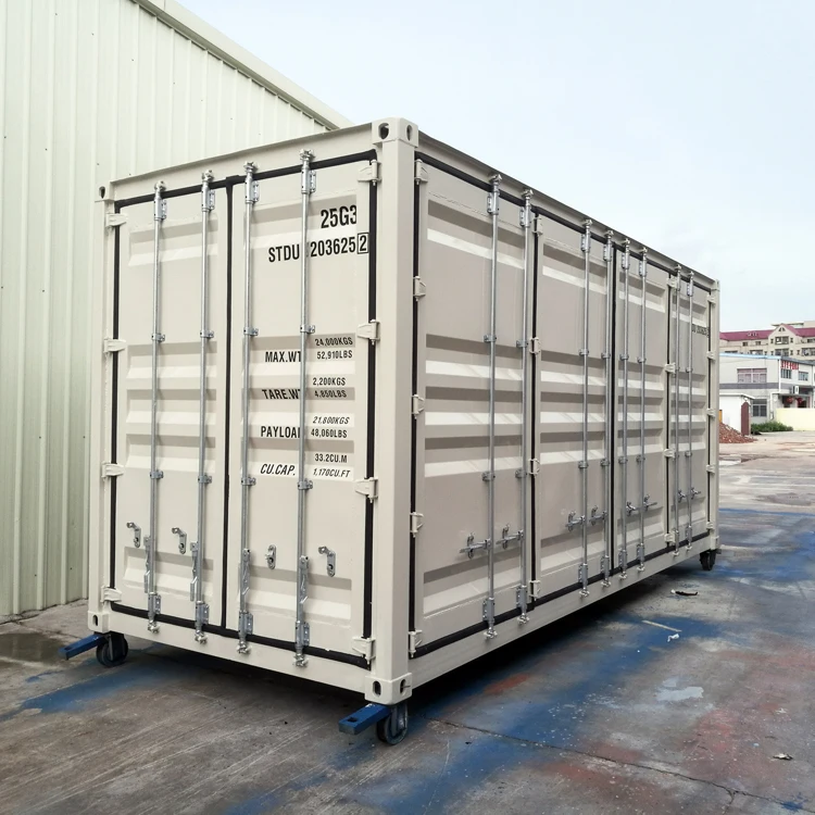 Customized 20 ft side open door shipping container with CSC certificate