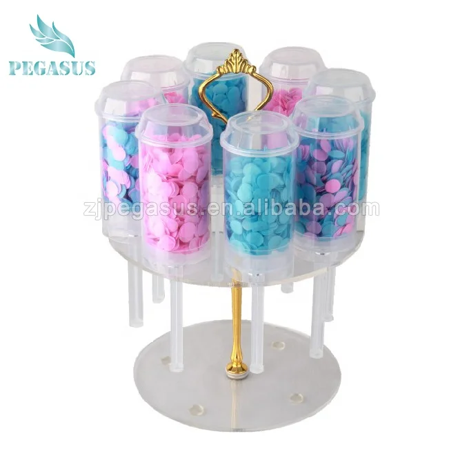 Wholesale Eco-friendly gender reveal Push Pop confetti popper Manufacturers
