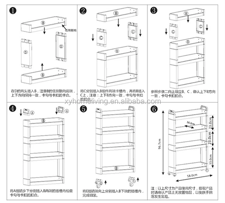 
Classical plastic shelf for canister 