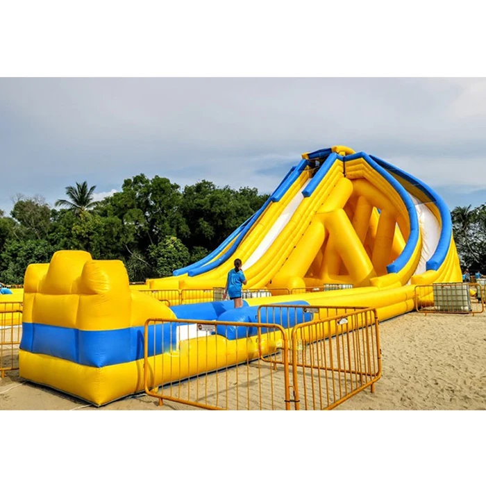 Hot selling summer Inflatable Water slide with pool, durable PVC Inflatable Water park inflatable aqua park for kids and adults