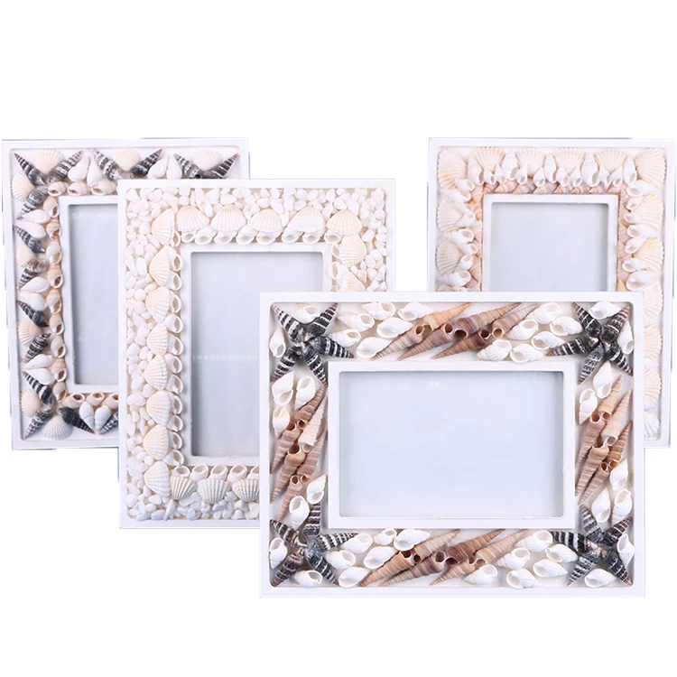 Decorative funny custom picture frame with various sea snail