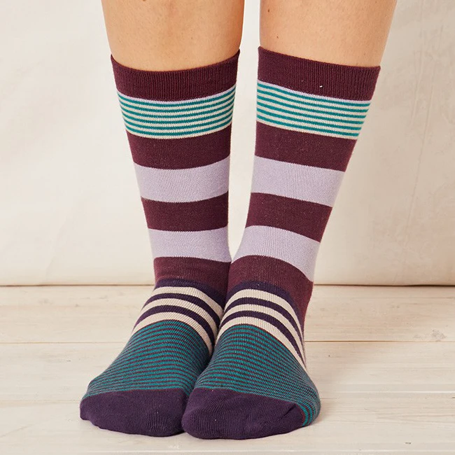 
High Grade Polka Dots Bamboo Pattern Socks, Custom Design Office Work Bamboo Fiber Womens Socks 