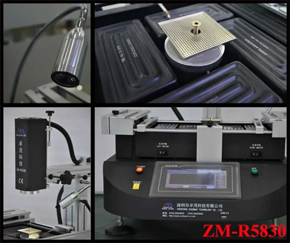 Цифровой мобильный телефон PC автоматическая BGA термовоздушная Паяльная Станция ZM-R5830 сертификат CE утвердить