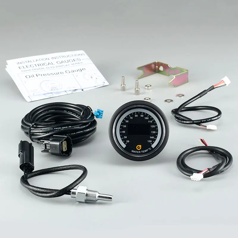 Taiwan Thermal Stability OLED Display Digital Car Water Temperature Gauge