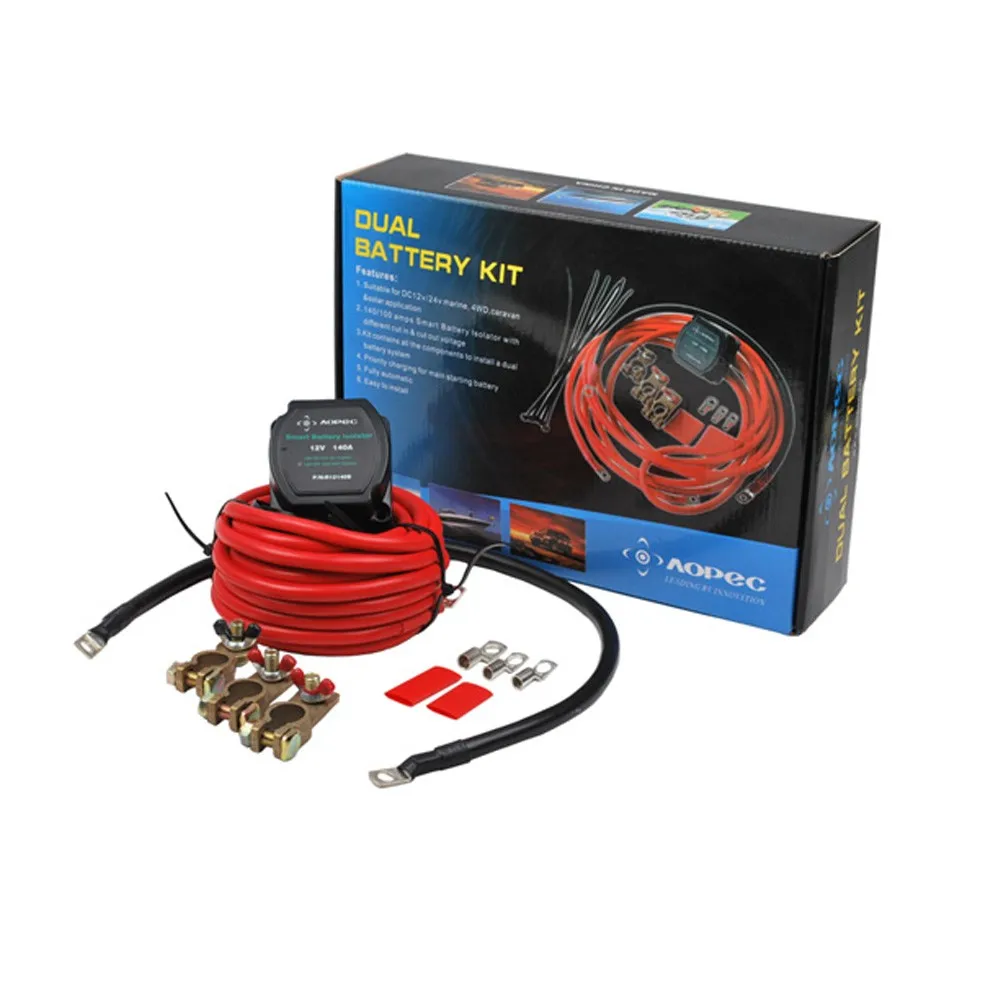 smart battery electric isolator cut in 13.3V cut out 12.8V