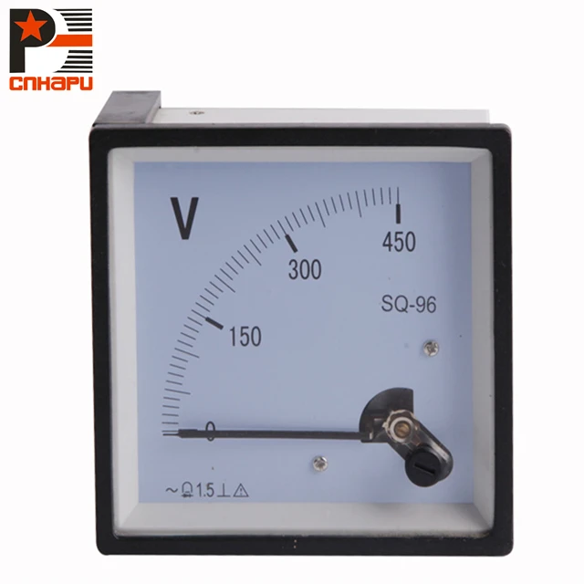 Электрический вольтметр переменного тока HAPU 96 мм *