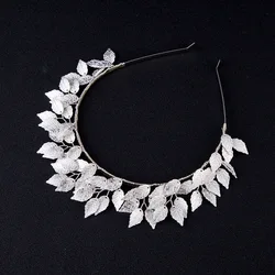 Корона с листьями греческой богини, корона в стиле барокко, королева золотого цвета, тиара, свадебная повязка на голову, аксессуары для волос, головной убор