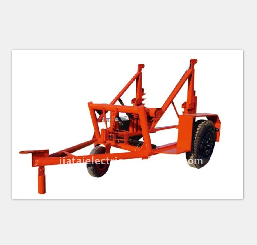 Барабанный прицеп для оптического кабеля