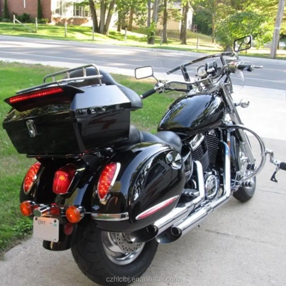 Черный багажник мотоцикла багажник верхняя стойка для Honda Harley Kawasaki