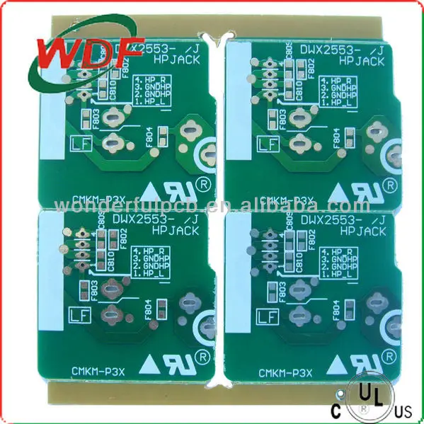 печатная плата c ножевым разъёмом из материала FR1