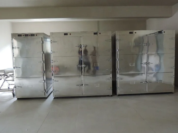 SUS304 stainless steel material corpsy cold storage box cabinet used in mortuary and funeral refrigerator