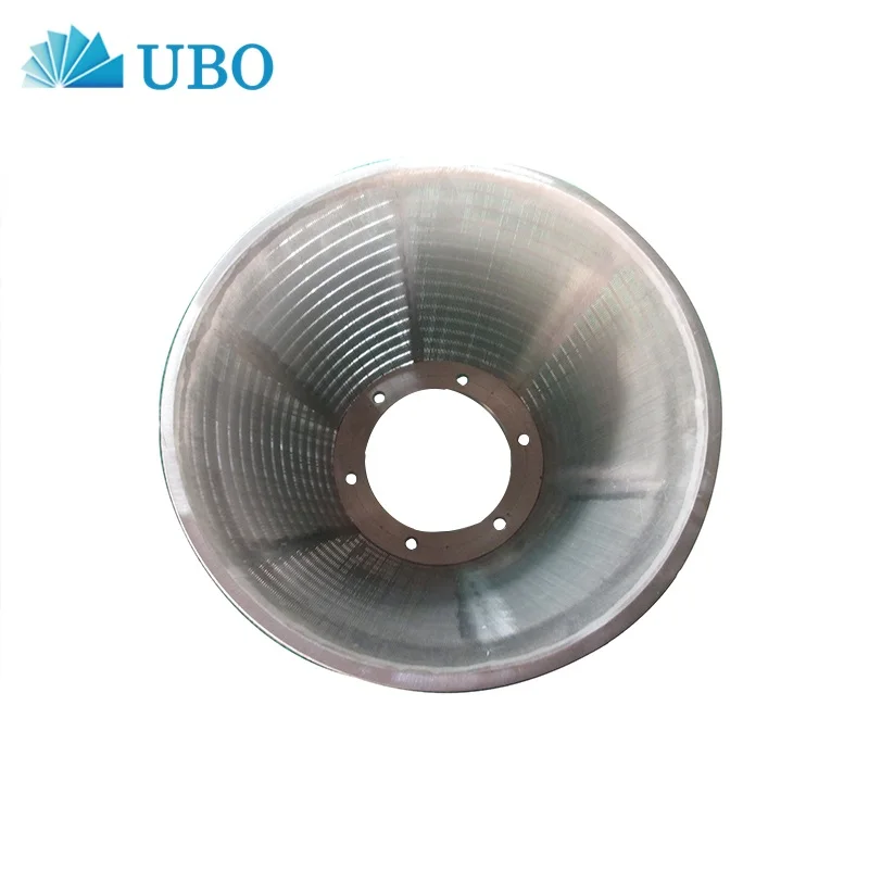 Cheap price Stainless steel wedge wire centrifuge sieve screen basket
