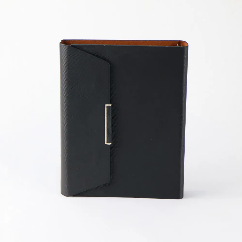 Custom printed hardcover soft ribbon bookmark cheap A5 sublimation blank paper diary leather notebook printing