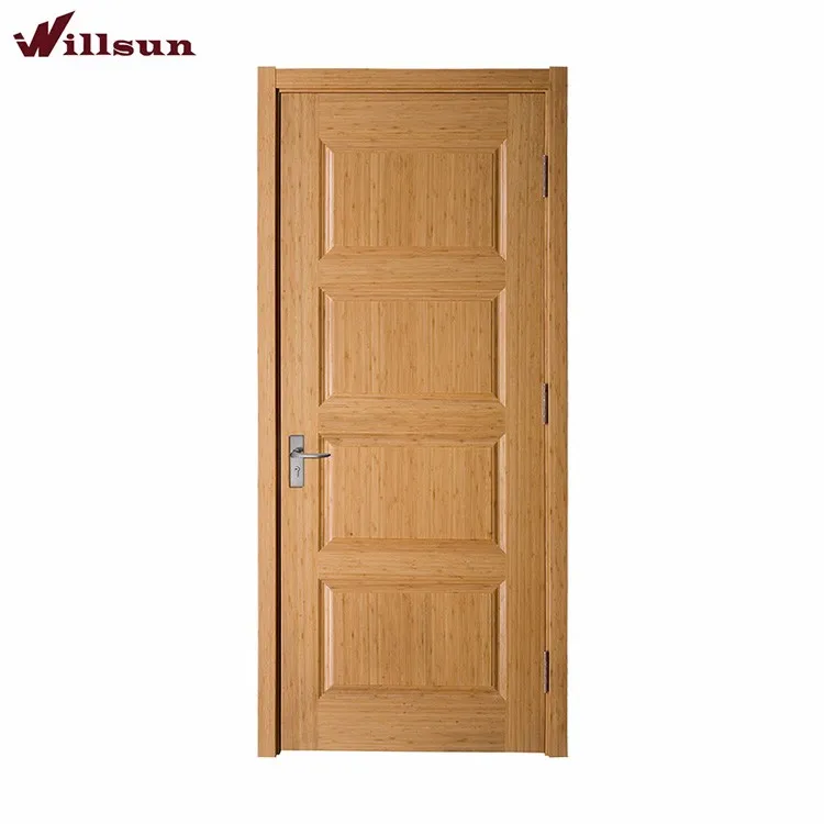 China factory kerala door designs India house gate solid nature teak wood main door price