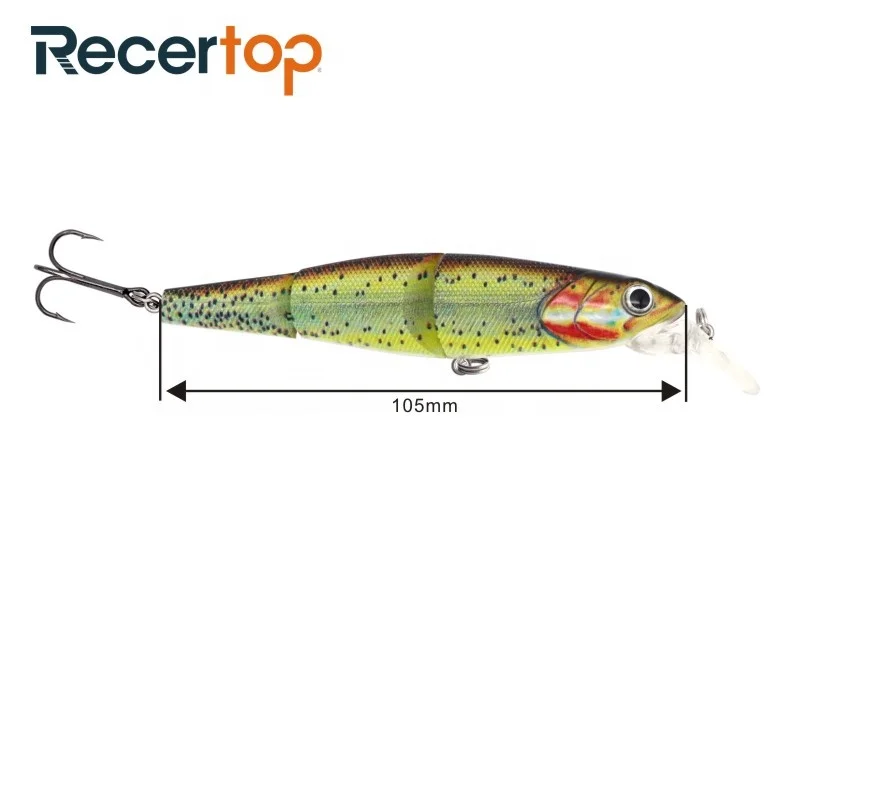 Small Bill Jointed Minnow Stick Bait Lure Wobbler Fishing