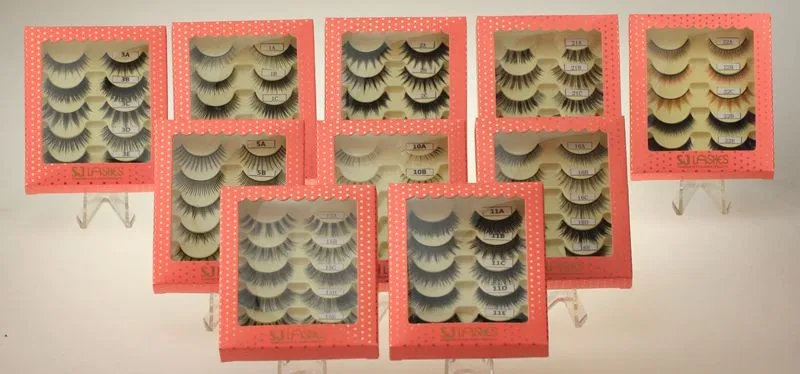 Own Brand Package DEMI WISPIES 100% Human Hair Handmade False Lashes