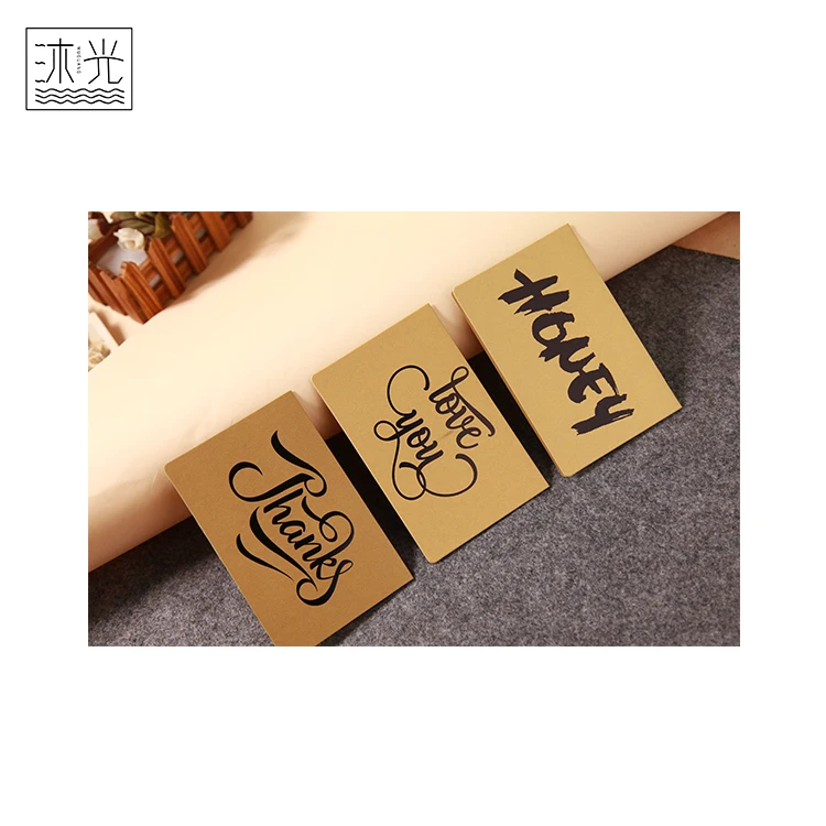 
Custom Printed Gold Stamping Iridescent Paper Thanks Gifts Cards 