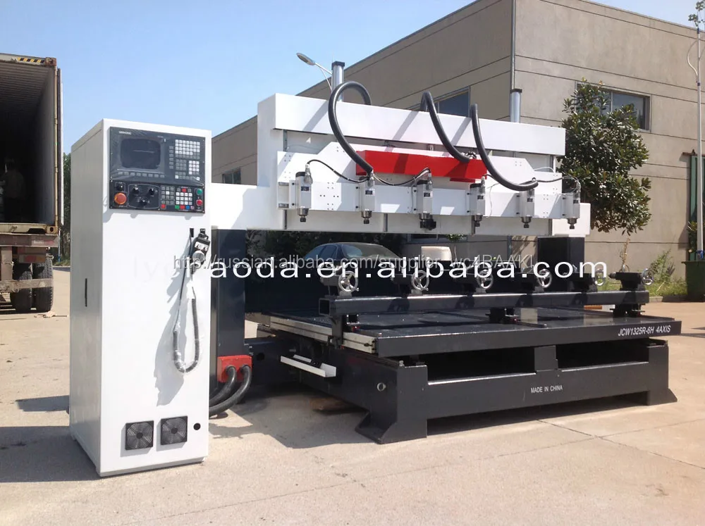 4 ось нескольких головки деревообрабатывающие фрезерный станок с чпу / председатель ног выгравировать машина