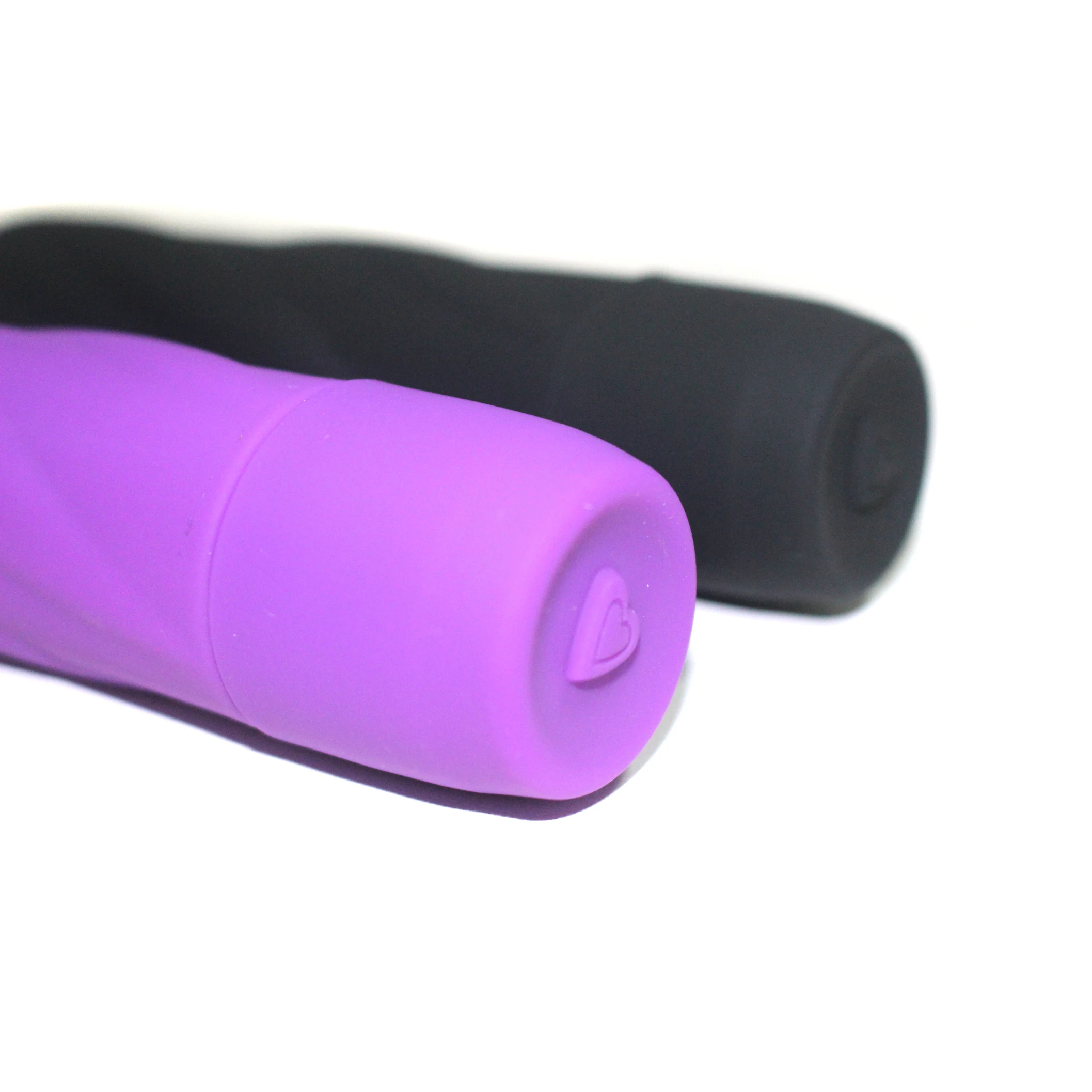 Waterproof Twist Silicone Vibrator , Sex Toy Penis Dildo Vibrator for Woman Hot Sale 5 Inch 10 Speeds Purple and Black One Year