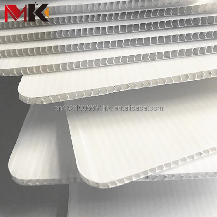 Гофрированные Пластиковые PP пол защита листа pp пол защита Две Стены Листовой Пластик