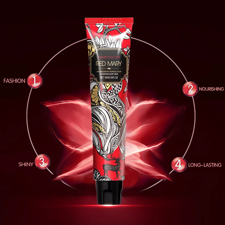 Заводская цена и OEM красная медная краска для волос