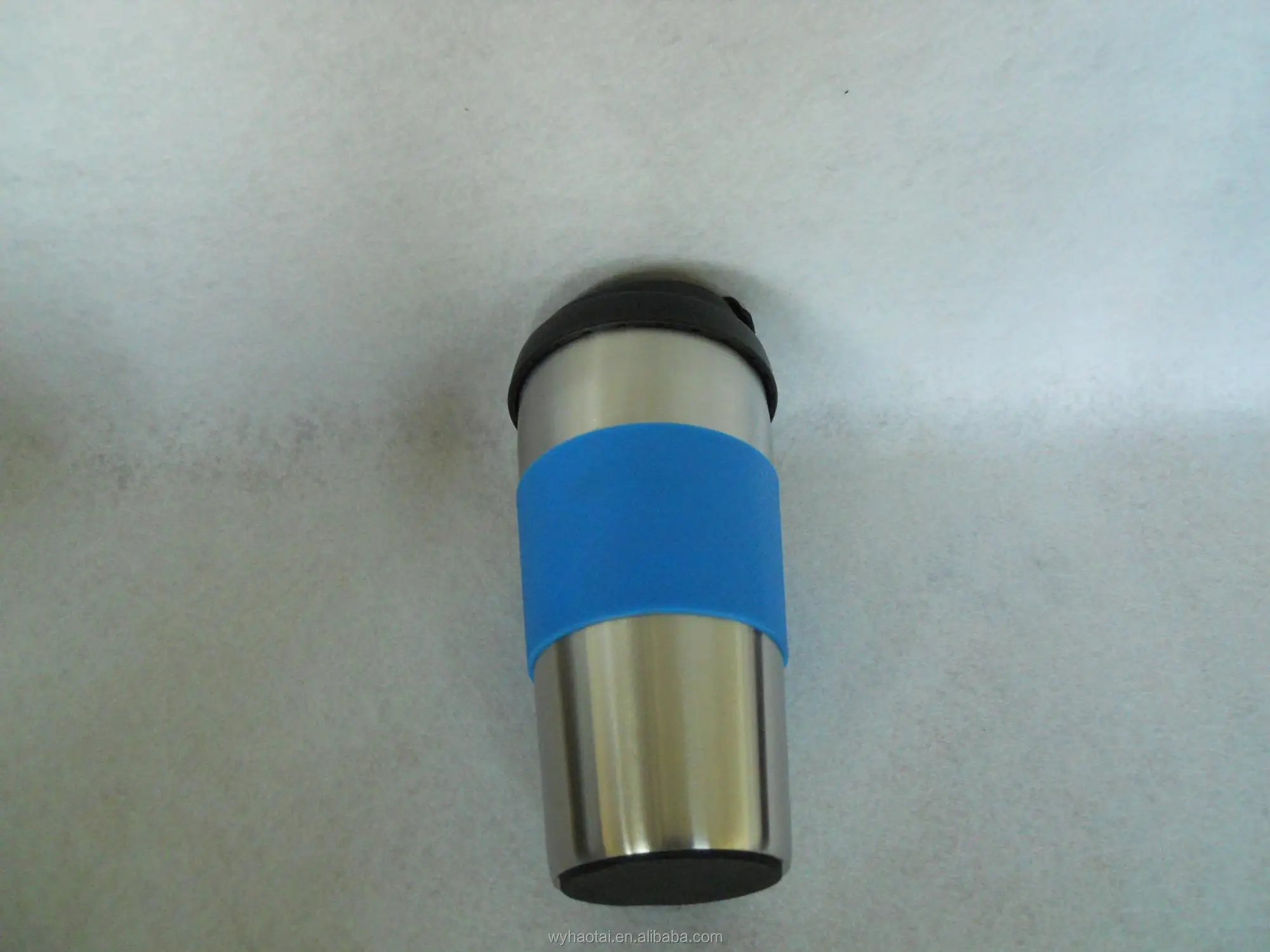 Best Selling Products of 500ml Coffee Mug with Silicone Stainless Steel Coffee Cup Handmade,travel Mugs with Spoon Accessories