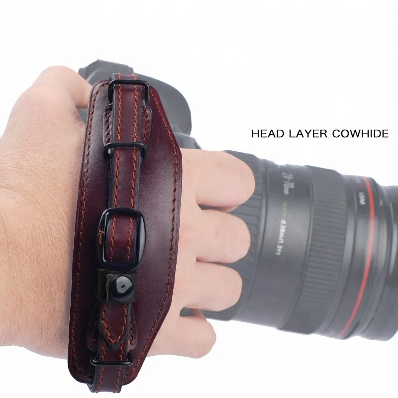 R-65 Slr Camera Leather Wrist Band Rope Photography Accessories Camera Wrist Strap Camera Hand Grip Strap