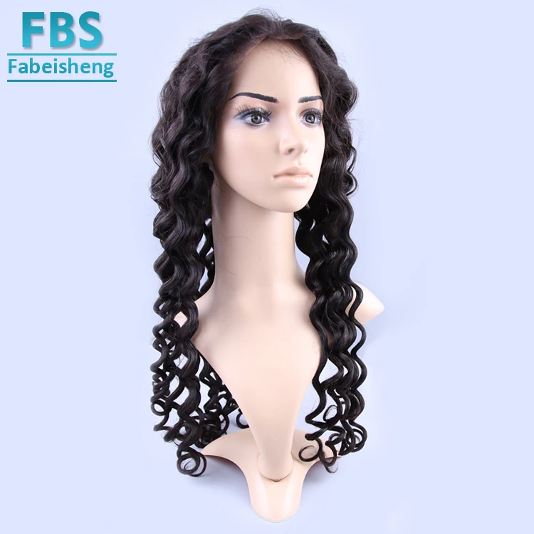 Best virgin Mink brazilian hair wig vendor,unprocessed virgin 10A full lace wig human  loose wave 12 inch