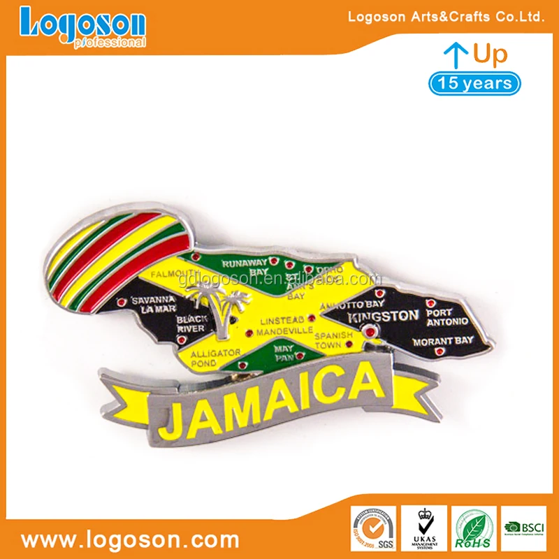Jamaica Souvenir Plate Keychain Fridge Magnet Bottle Opener Custom Design Jamaica Souvenirs Manufacturer