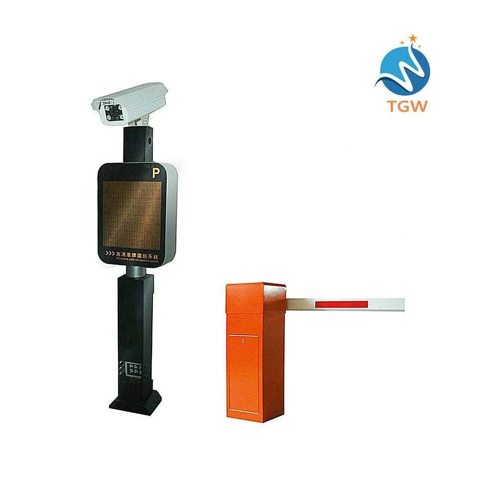 Global license plate recognition parking barrier system with auto payment system LPR camera recognition parking gate system