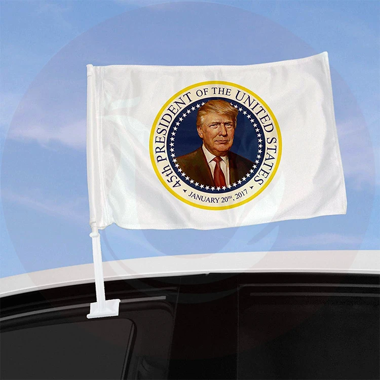 
Custom Double Side 12x18 Inches Trump Elect Car Window Flag 