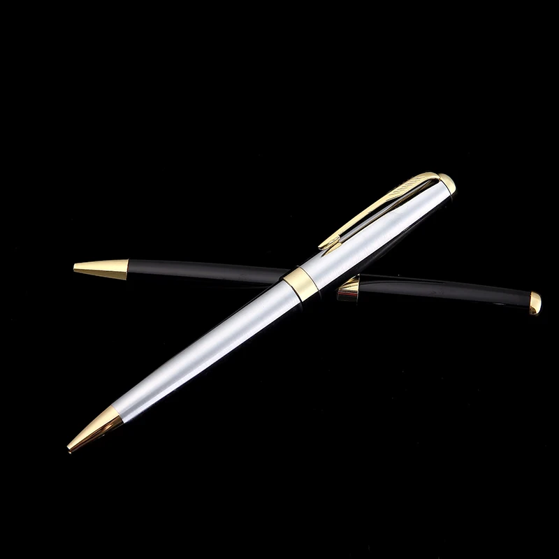 Metal stainless steel ballpoint pen metal pen steel logo steel pen