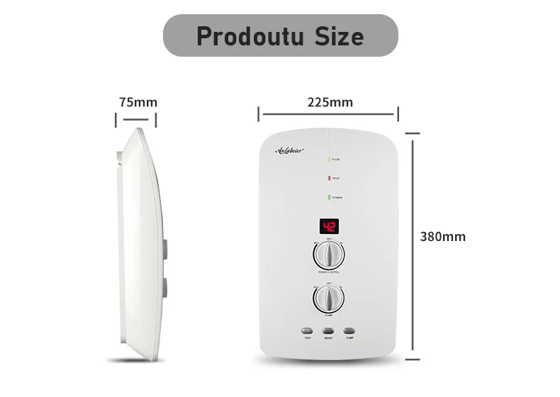 Home appliance parts electric geyser water heater capillary mechanical thermostat built-in pump