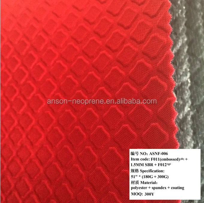 neoprene Pique fabric, neoprene laminated BK mesh fabric sheet