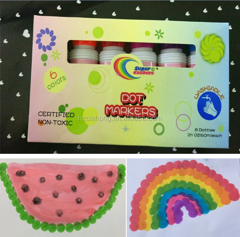 Do A Dot Art! bingo daubers for kids drawing&playing&learning,washable paint markers CH-2822