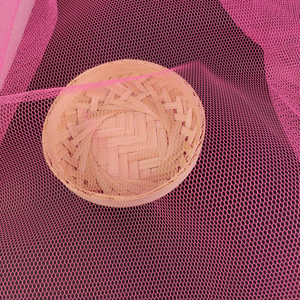 Wholesale Stocking 50D Hard Pannier Tulle Mesh Fabric for Dress Lining