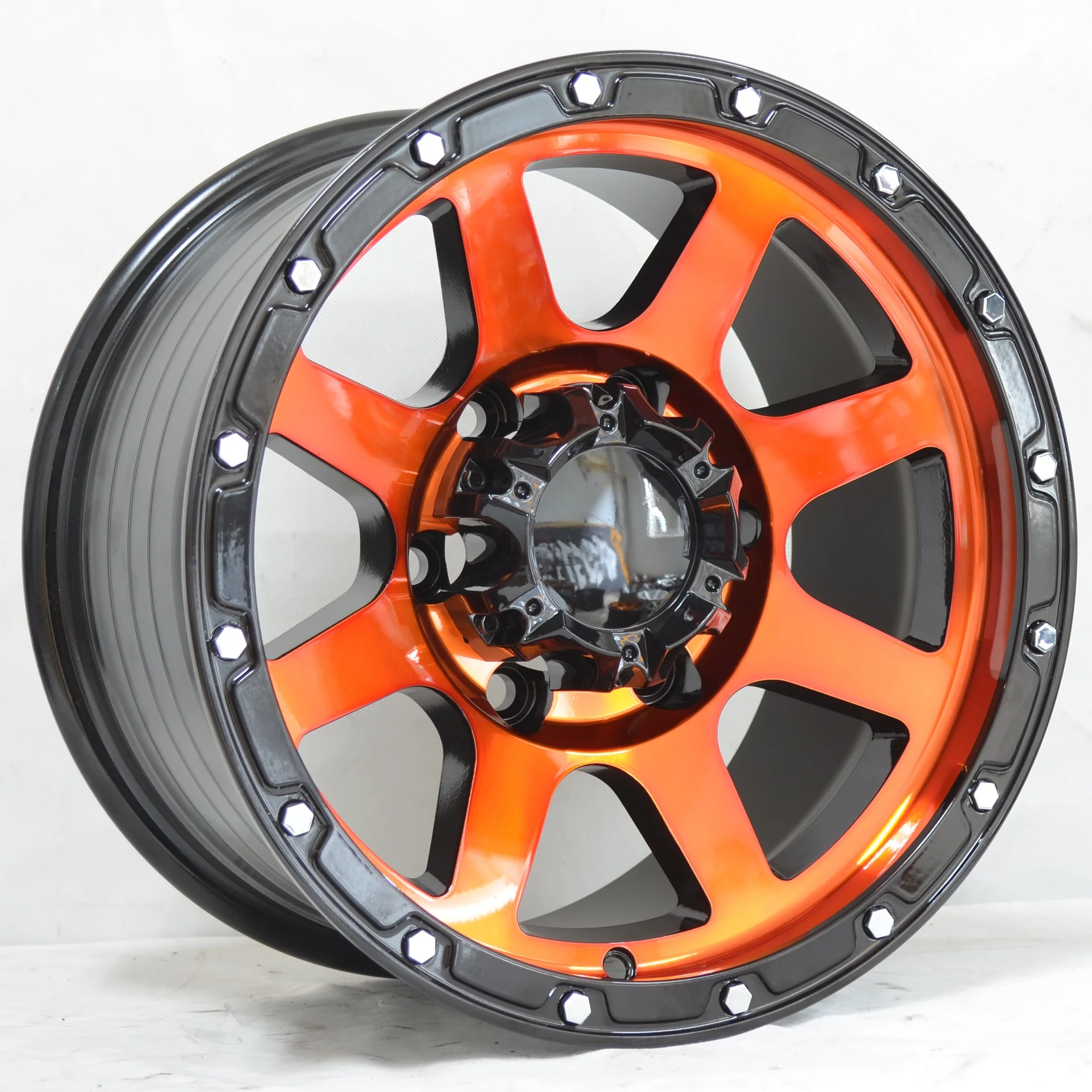 17 inch 8 spokes China wholesale 6x114.3 6x139.7 car aluminum alloy wheels rims for sale