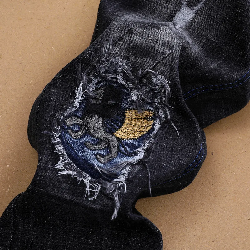 S428 New Promotion Low Price Customized Branded Jean For Man Supplier In China