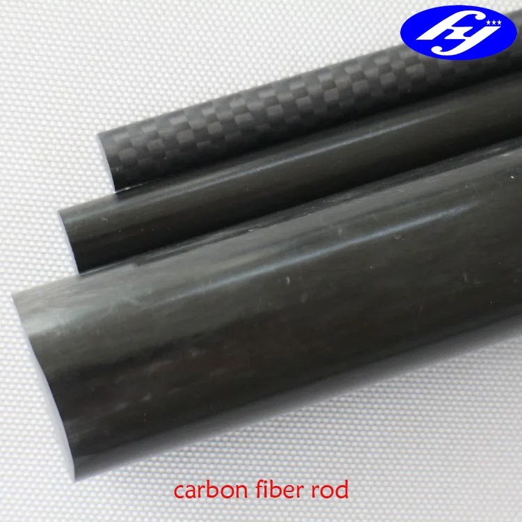 matte glossy CFRP Pultrusion carbon fiber / 3K carbon fiber fabric Rod