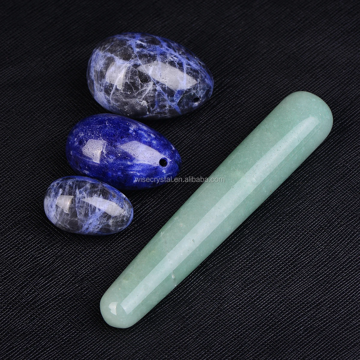 Oval Shape Rock healing lapis lazuli crystal yoni egg Semi-Precious Stones