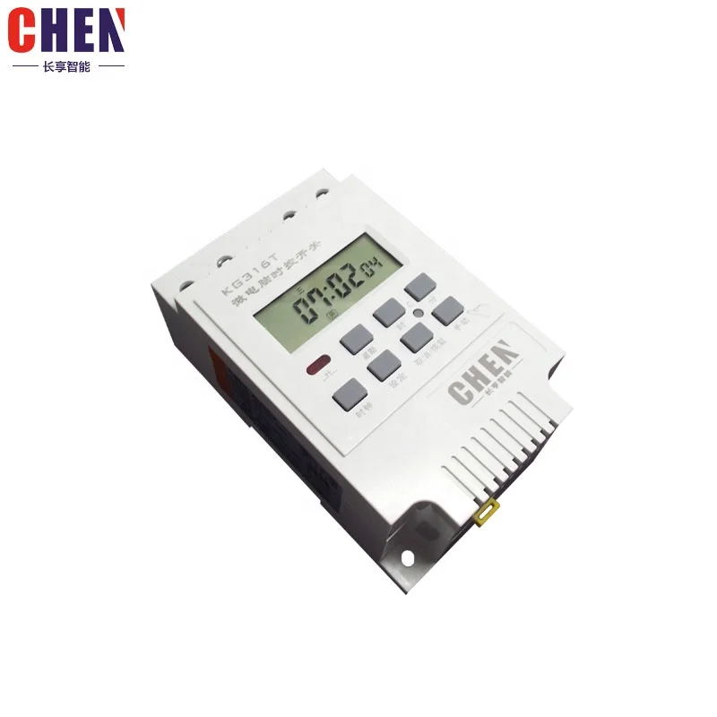 CHEN Timer Switch KG316T LCD Display Din Rail programmable timer controller with Transformer