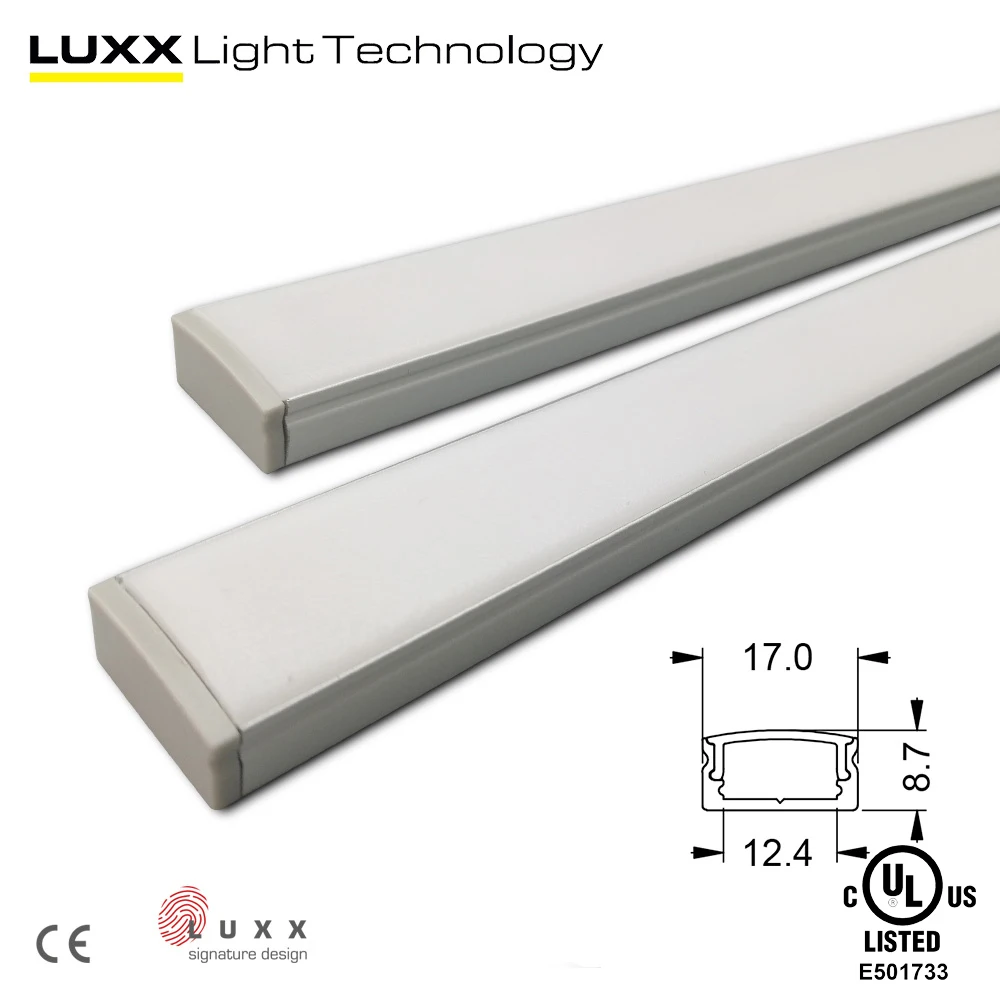 
LUXX Alu Extrusion Shop 4ft Cabinet Lamps LED Shelf Light for Jewelry Watch Wine Supermarket Exhibit Display 