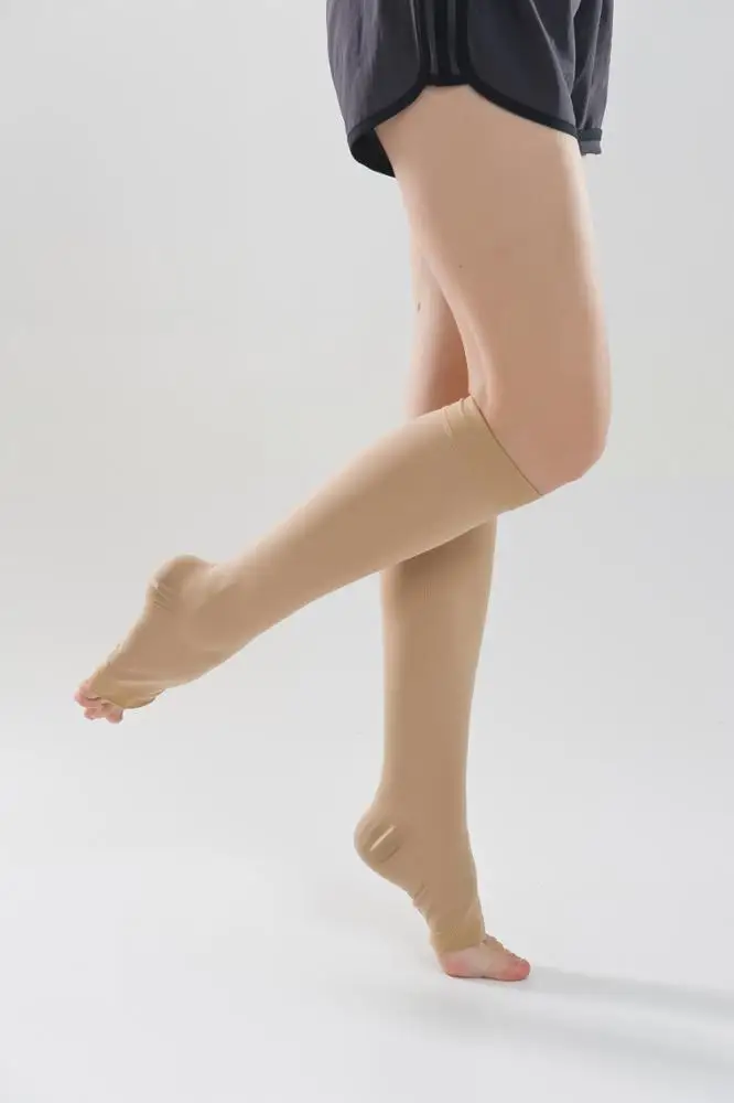 32-46mmHG Best Medical Elastic Compression Stocking Factory Price Good quality with medical certification