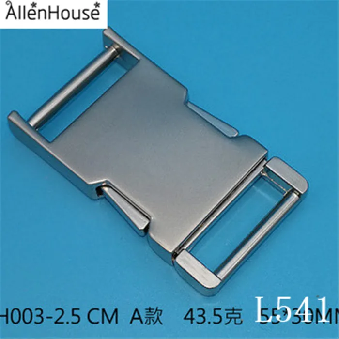 luxury Colorful rose gold 25mm big side release buckle, breakaway buckle zinc alloy clasp for paracord bracelet