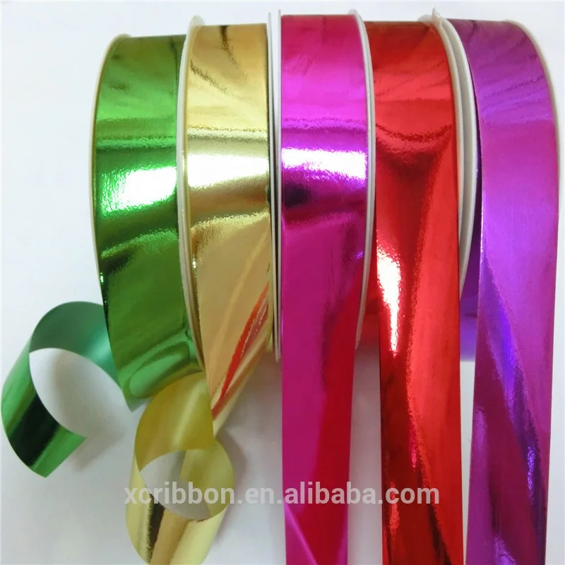 plastic metallic ribbon roll