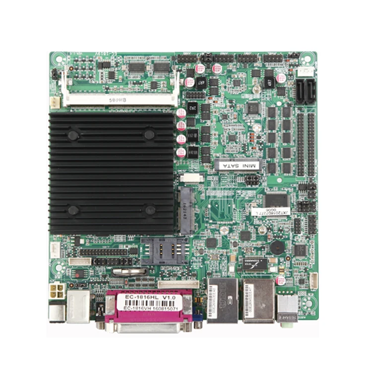 безвентиляторный intel j1900 dual LAN промышленного управления мини itx ПК материнская плата с 8 Гб оперативная память LPT PS/2