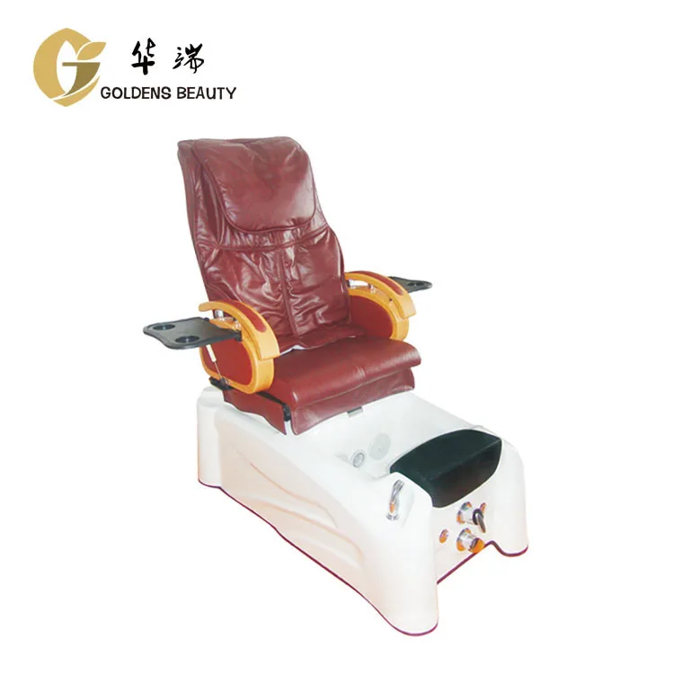 Removable Sink Adjustable Footrest Foot Spa Massage Manicure Trays Pedicure Chair Salon Nail Pedicurist Chair PU Leather OEM/ODM